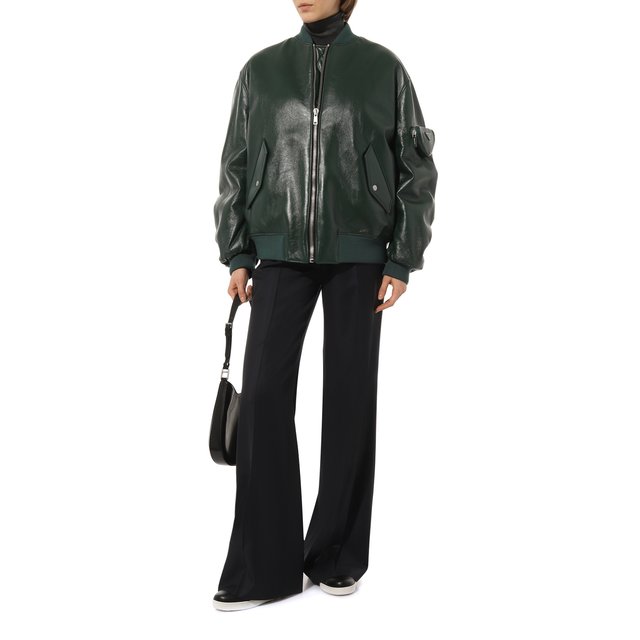 фото Кожаная куртка prada