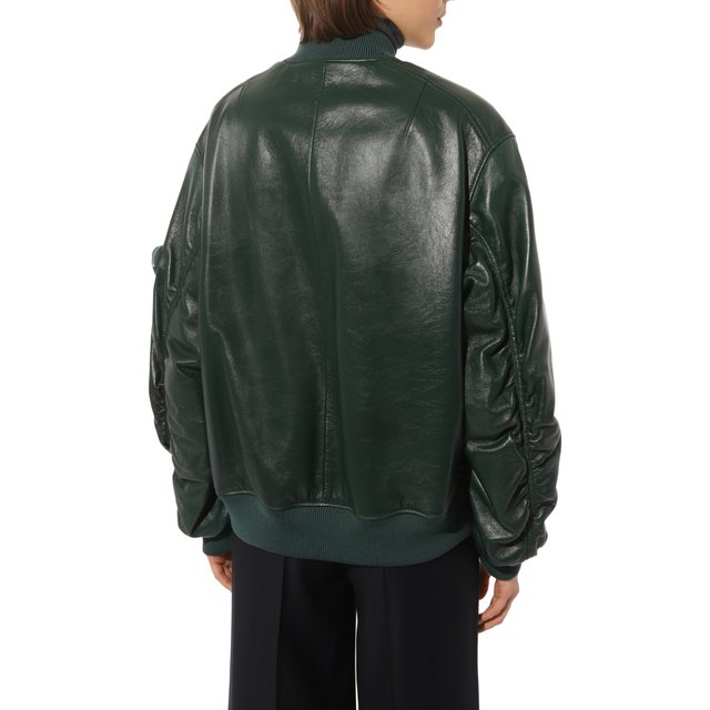 фото Кожаная куртка prada