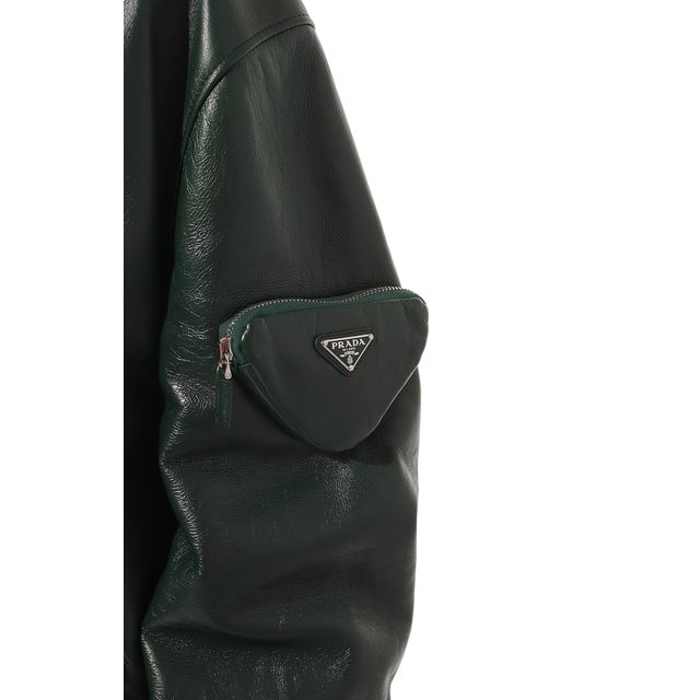 фото Кожаная куртка prada