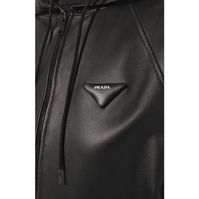 фото Кожаная куртка prada