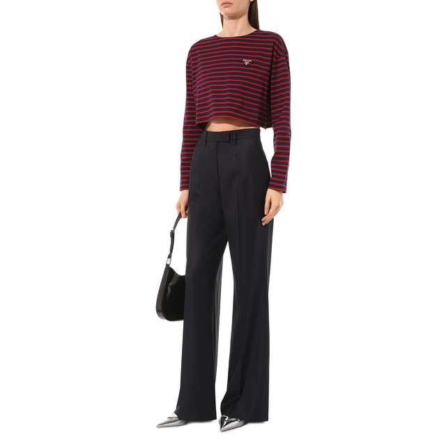 фото Хлопковый лонгслив prada