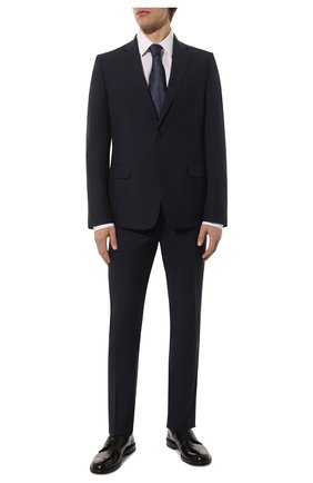 Мужской шерстяной костюм GUCCI темно-синего цвета по цене 239400 руб., арт. 630137 Z596D | Фото 1