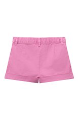 Детские хлопковые шорты IL GUFO розового цвета, арт. P23PS008C6034/2A-4A | Фото 2 (Случай: Повседневный; Материал внешний: Хлопок)