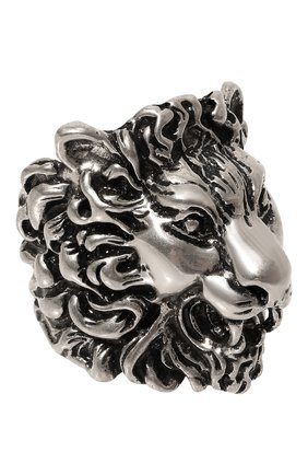 Женское кольцо GUCCI серебряного цвета, арт. 398601 I4601 | Фото 1 (Материал: Металл)