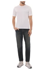 Мужская хлопковая футболка GRAN SASSO белого цвета, арт. 60133/74002 | Фото 2 (Принт: Без принта; Рукава: Короткие; Длина (для топов): Стандартные; Материал внешний: Хлопок; Стили: Кэжуэл)