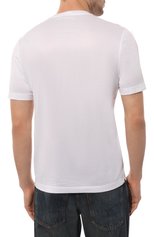 Мужская хлопковая футболка GRAN SASSO белого цвета, арт. 60133/74002 | Фото 4 (Принт: Без принта; Рукава: Короткие; Длина (для топов): Стандартные; Материал внешний: Хлопок; Стили: Кэжуэл)