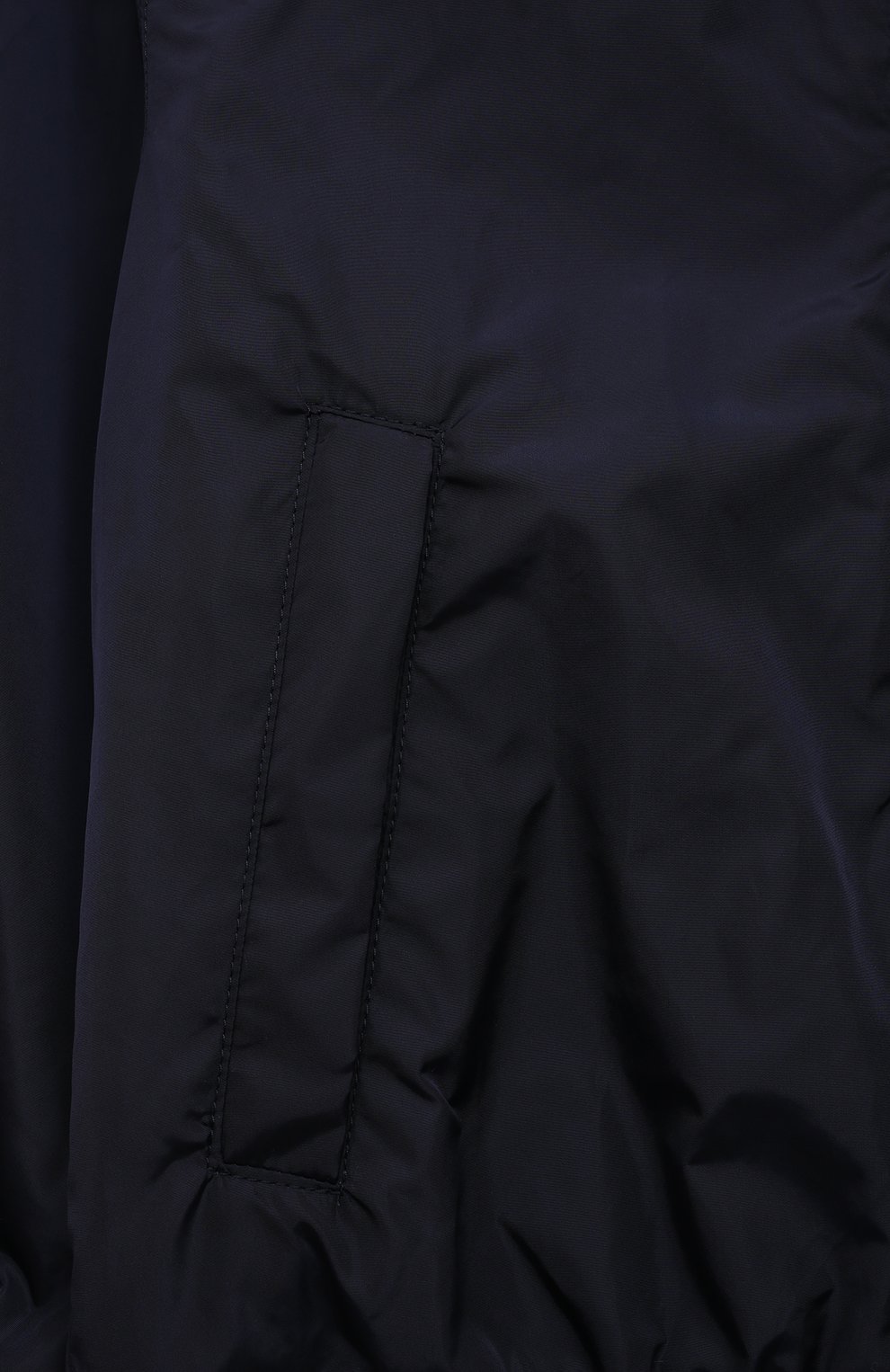 Детского ветровка IL GUFO темно-синего цвета, арт. P23GR154N0031/2A-4A | Фото 3 (Рукава: Длинные; Материал внешний: Синтетический материал; Материал подклада: Синтетический материал; Кросс-КТ: Ветровка)