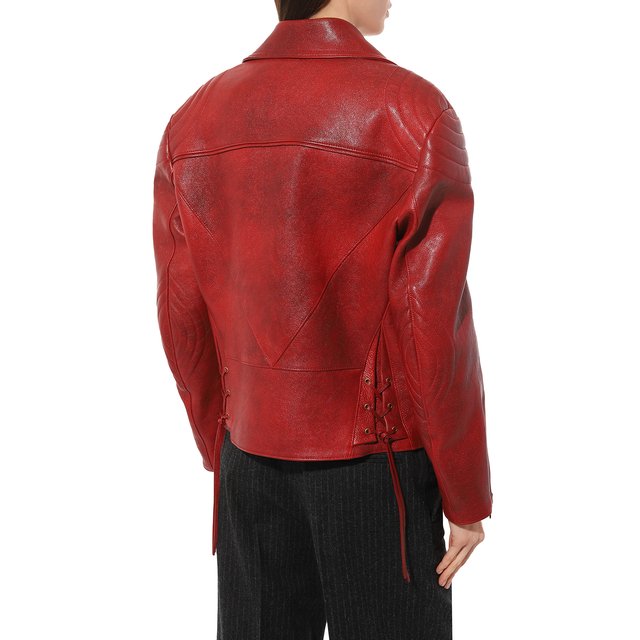 фото Кожаная куртка prada