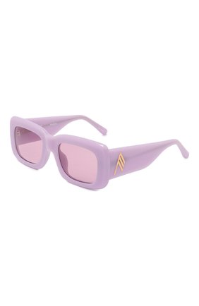 Женские солнцезащитные очки THE ATTICO сиреневого цвета по цене 27400 руб., арт. ATTIC03C18 SUN | Фото 1
