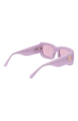 Женские солнцезащитные очки THE ATTICO сиреневого цвета, арт. ATTIC03C18 SUN | Фото 4 (Тип очков: С/з; Оптика Гендер: оптика-женское; Очки форма: Прямоугольные)