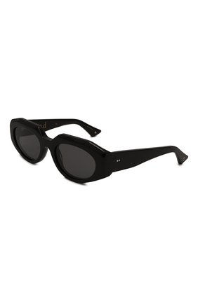 Женские солнцезащитные очки G.O.D. EYEWEAR черного цвета, арт. TWENTY SEVEN BLACK W/GREY LENS | Фото 1 (Тип очков: С/з; Очки форма: Овальные; Оптика Гендер: оптика-женское)