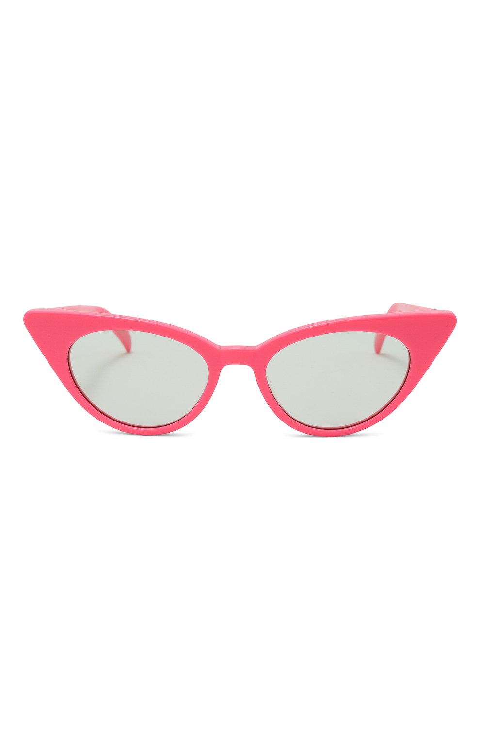 Женские солнцезащитные очки G.O.D. EYEWEAR розового цвета, арт. THIRTY 0NE B0NB0N/GREEN | Фото 3 (Тип очков: С/з; Оптика Гендер: оптика-женское; Очки форма: Cat-eye)