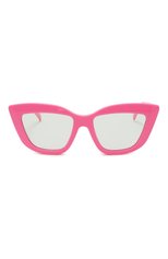 Женские солнцезащитные очки G.O.D. EYEWEAR розового цвета, арт. THIRTY THREE B0NB0N/GREEN | Фото 3 (Тип очков: С/з; Очки форма: Квадратные; Оптика Гендер: оптика-женское)