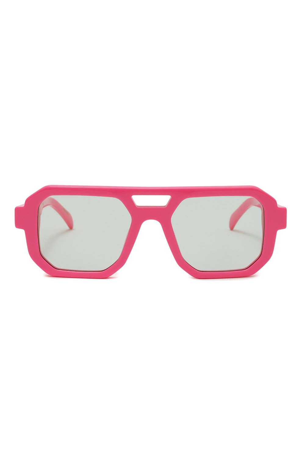 Женские солнцезащитные очки G.O.D. EYEWEAR розового цвета, арт. THIRTY F0UR B0NB0N/GREEN | Фото 3 (Тип очков: С/з; Оптика Гендер: оптика-женское; Очки форма: Авиаторы)