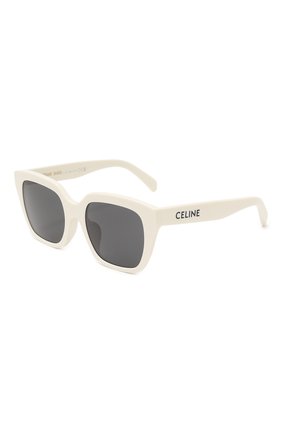 Женские солнцезащитные очки CELINE EYEWEAR белого цвета, арт. CL40198F 25A | Фото 1 (Тип очков: С/з; Оптика Гендер: оптика-женское; Очки форма: Квадратные)