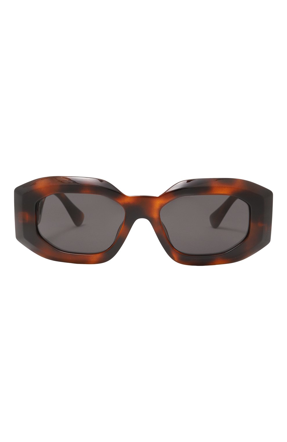 Женские солнцезащитные очки VERSACE темно-коричневого цвета, арт. 4425U-521787 | Фото 3 (Тип очков: С/з; Оптика Гендер: оптика-женское; Очки форма: Оваль ные)