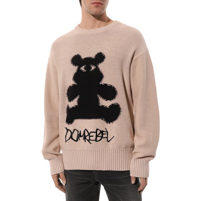 фото Свитер из шерсти и хлопка domrebel