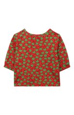 Детская хлопковая футболка MOSCHINO разноцветного цвета, арт. HDM04V/LBB2C/4-8 | Фото 2 (Девочки Кросс-КТ: футболка-одежда; Рукава: Короткие; Материал внешний: Хлопок)