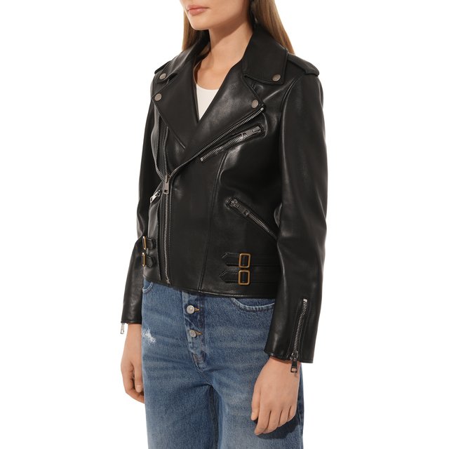 фото Кожаная куртка gucci