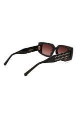 Женские солнцезащитные очки VALENTINO черного цвета, арт. VLS-108A | Фото 4 (Тип очков: С/з; Оптика Гендер: оптика-женское; Очки форма: Прямоугольные)