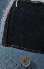 Мужской джинсовая бейсболка DOLCE & GABBANA синего цвета, арт. GH590A/GF569 | Фото 4 (Материал: Текстиль, Хлопок)