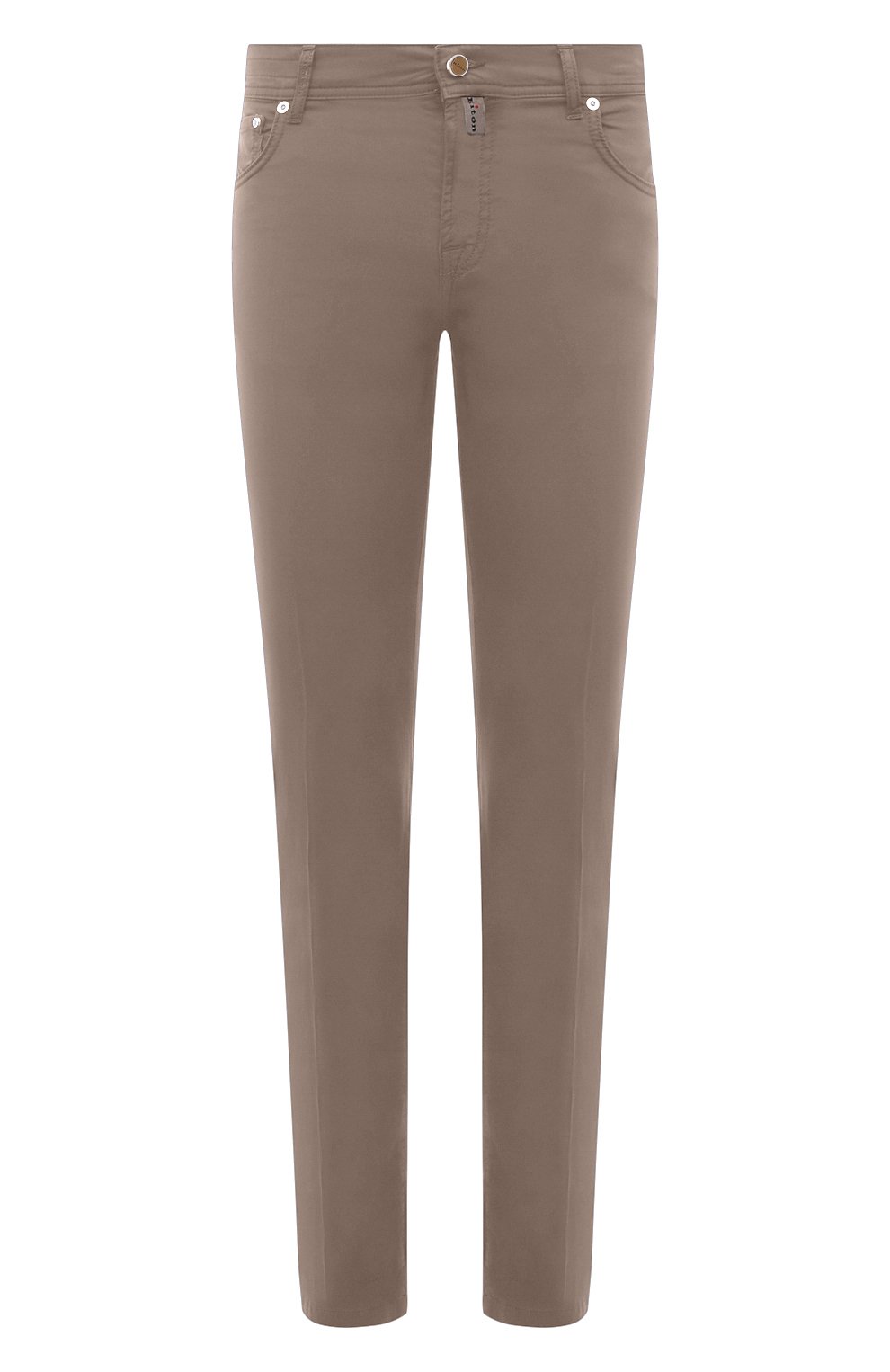 Мужские хлопковые брюки KITON бежевого цвета, арт. UPNJSJ0730B | Фото 1 (Длина (брюки, джинсы): Стандартные; Случай: Повседневный; Материал внешний: Хлопок; Стили: Кэжуэл)