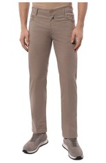 Мужские хлопковые брюки KITON бежевого цвета, арт. UPNJSJ0730B | Фото 3 (Длина (брюки, джинсы): Стандартные; Случай: Повседневный; Материал внешний: Хлопок; Стили: Кэжуэл)
