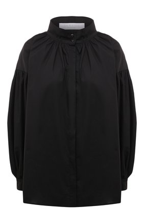 Женская хлопковая рубашка LA NEIGE черного цвета по цене 30800 руб., арт. #COL-20-LS | Фото 1