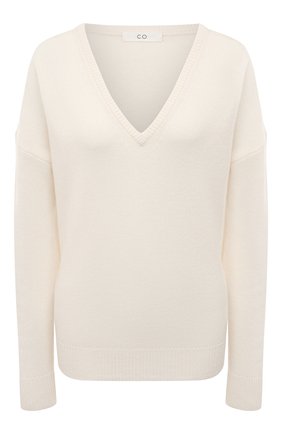 Женский кашемировый пуловер CO белого цвета по цене 69950 руб., арт. 7291CMR | Фото 1