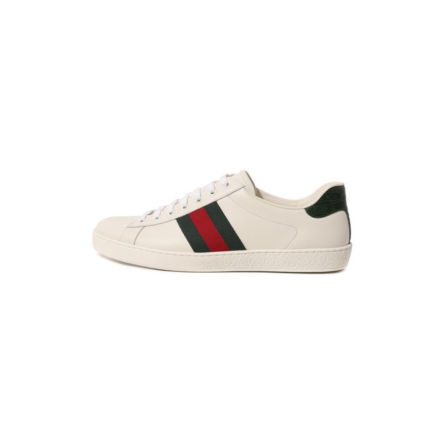 фото Кожаные кеды ace gucci