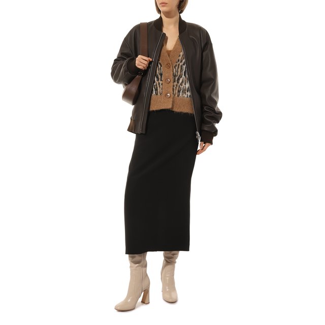 фото Кожаные ботфорты gianvito rossi