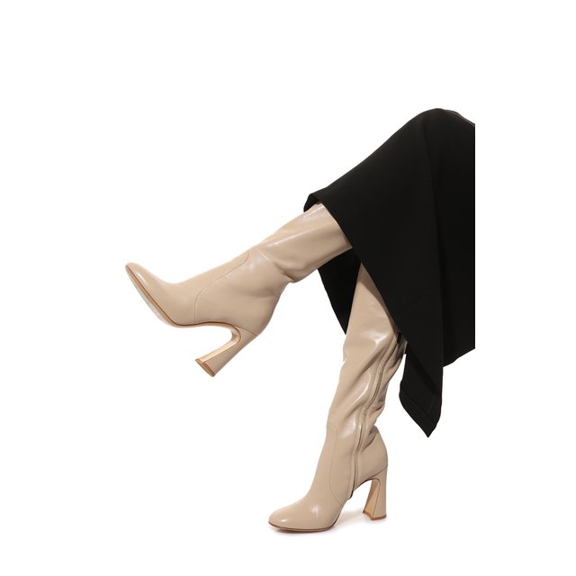 фото Кожаные ботфорты gianvito rossi