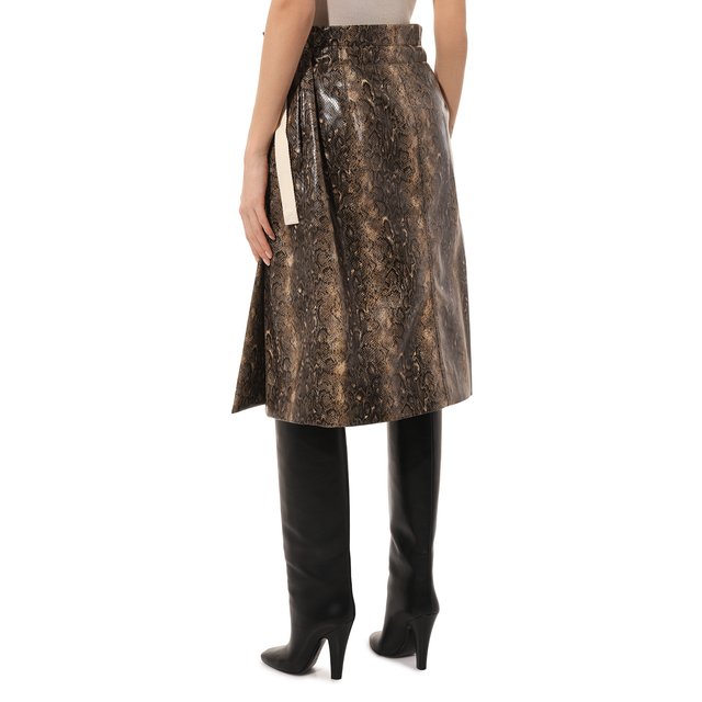 фото Юбка из экокожи ganni