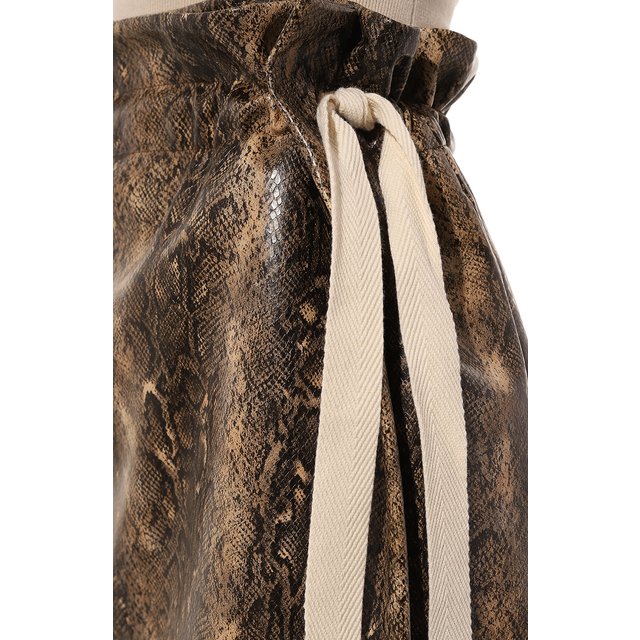 фото Юбка из экокожи ganni