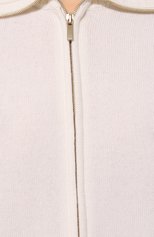 Женский кашемировый кардиган MUST белого цвета, арт. TSA01FM/1175 | Фото 5 (Материал внешний: Шерсть, Кашемир; Женское Кросс-КТ: кардиган-трикотаж, Кардиган-одежда; Стили: Кэжуэл)