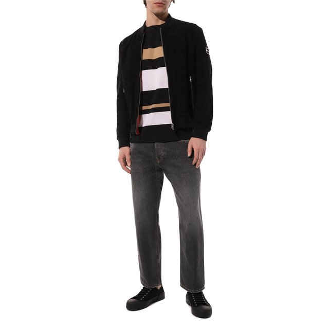 фото Замшевый бомбер hugo