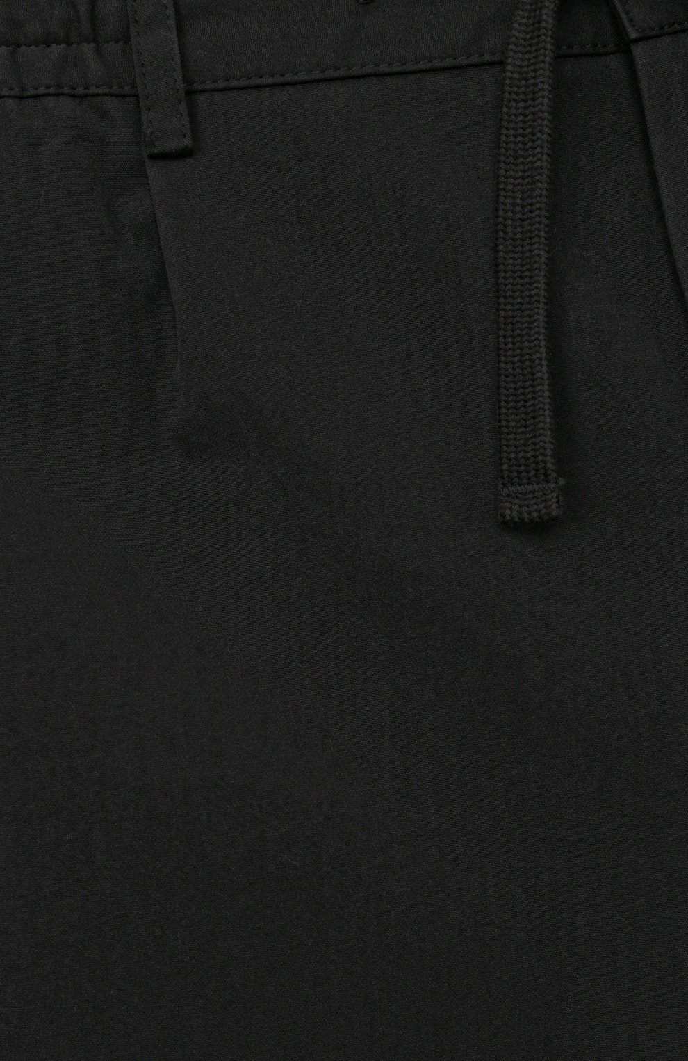 Детские хлопковые брюки DOLCE & GABBANA черного цвета, арт. L43P32/FUFIP/8-14 | Фото 3 (Случай: Повседневный; Материал внешний: Хлопок)