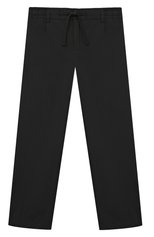 Детские хлопковые брюки DOLCE & GABBANA черного цвета, арт. L43P32/FUFIP/2-6 | Фото 1 (Случай: Повседневный; Материал внешний: Хлопок)