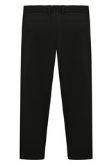 Детские шерстяные брюки DOLCE & GABBANA черного цвета, арт. L44P12/FUBFA/2-6 | Фото 2 (Материал внешний: Шерсть; Случай: Повседневный; Материал подклада: Вискоза)