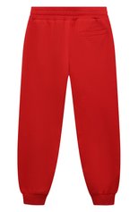 Детские хлопковые джоггеры DOLCE & GABBANA красного цвета, арт. L4JPFL/G7IXP/8-14 | Фото 2 (Материал внешний: Хлопок; Мальчики Кросс-КТ: Джоггеры-одежда)