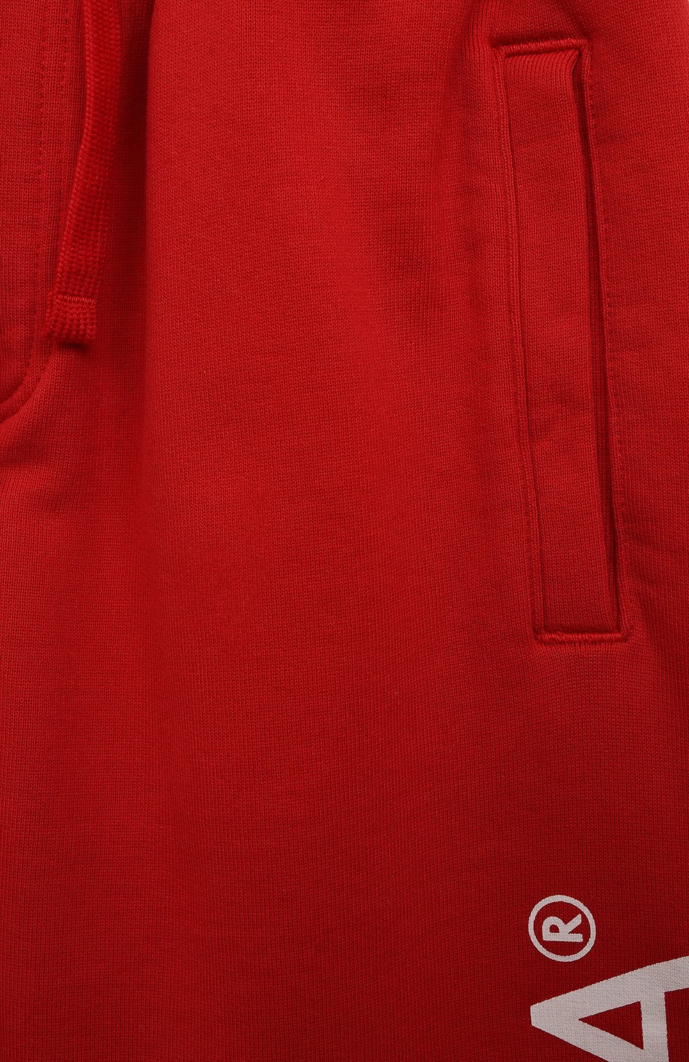 Детские хлопковые джоггеры DOLCE & GABBANA красного цвета, арт. L4JPFL/G7IXP/8-14 | Фото 3 (Материал внешний: Хлопок; Мальчики Кросс-КТ: Джоггеры-одежда)