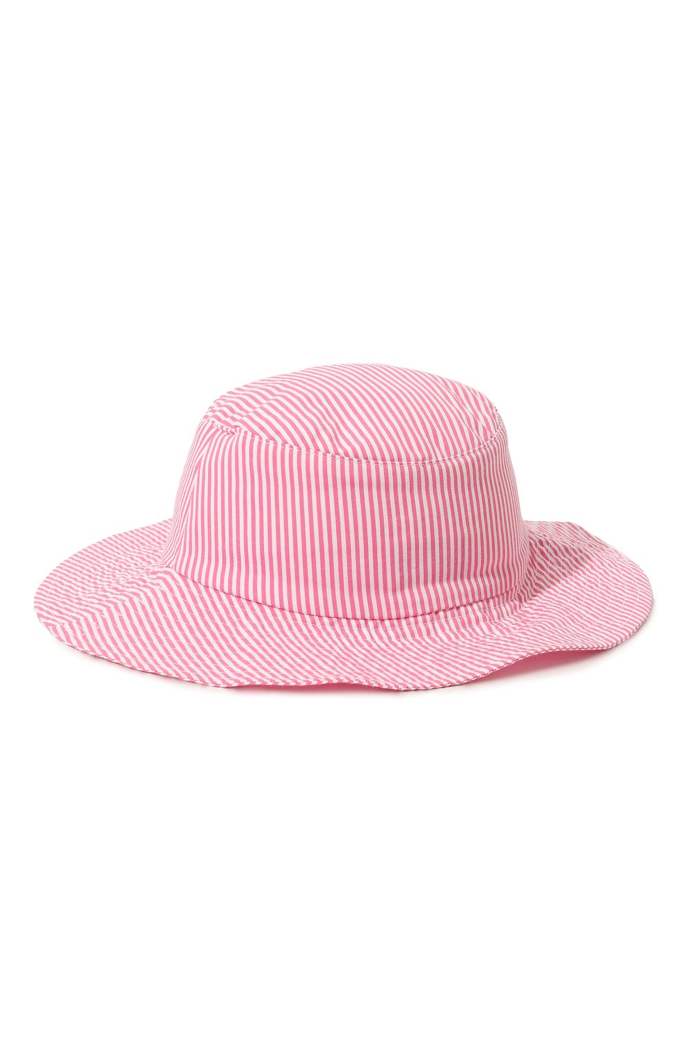 Детская хлопковая шляпа MOSCHINO розового цвета, арт. HAX013/LLE04 | Фото 2 (Материал: Текстиль, Хлопок)