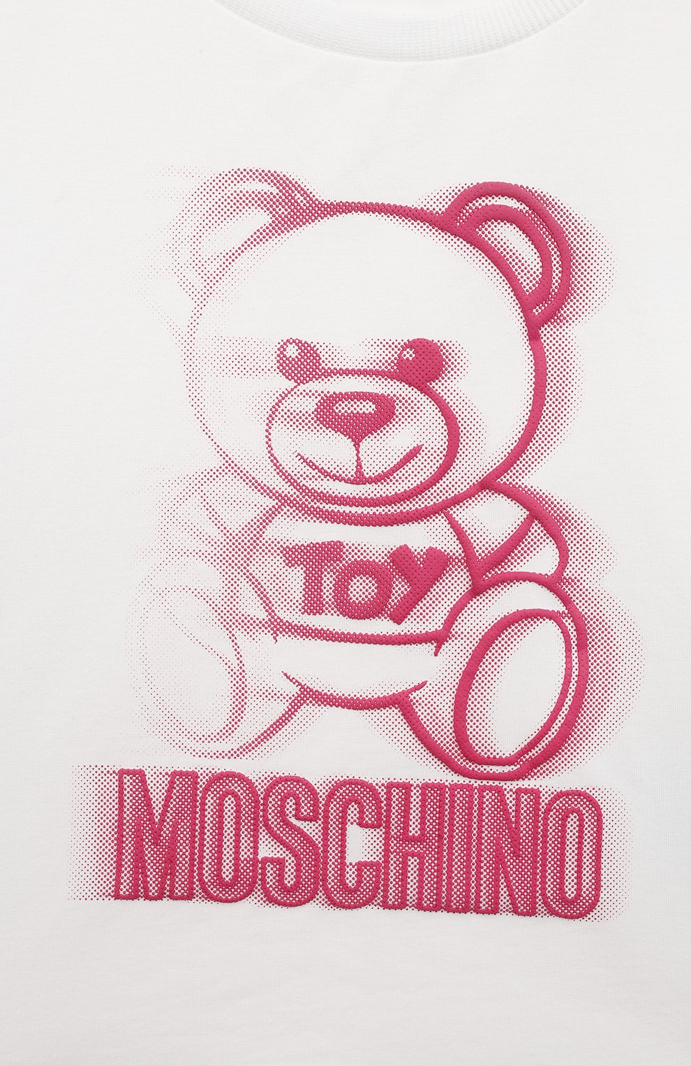 Хлопковая футболка Moschino HDM054/LBA10/10-14 Фото 3