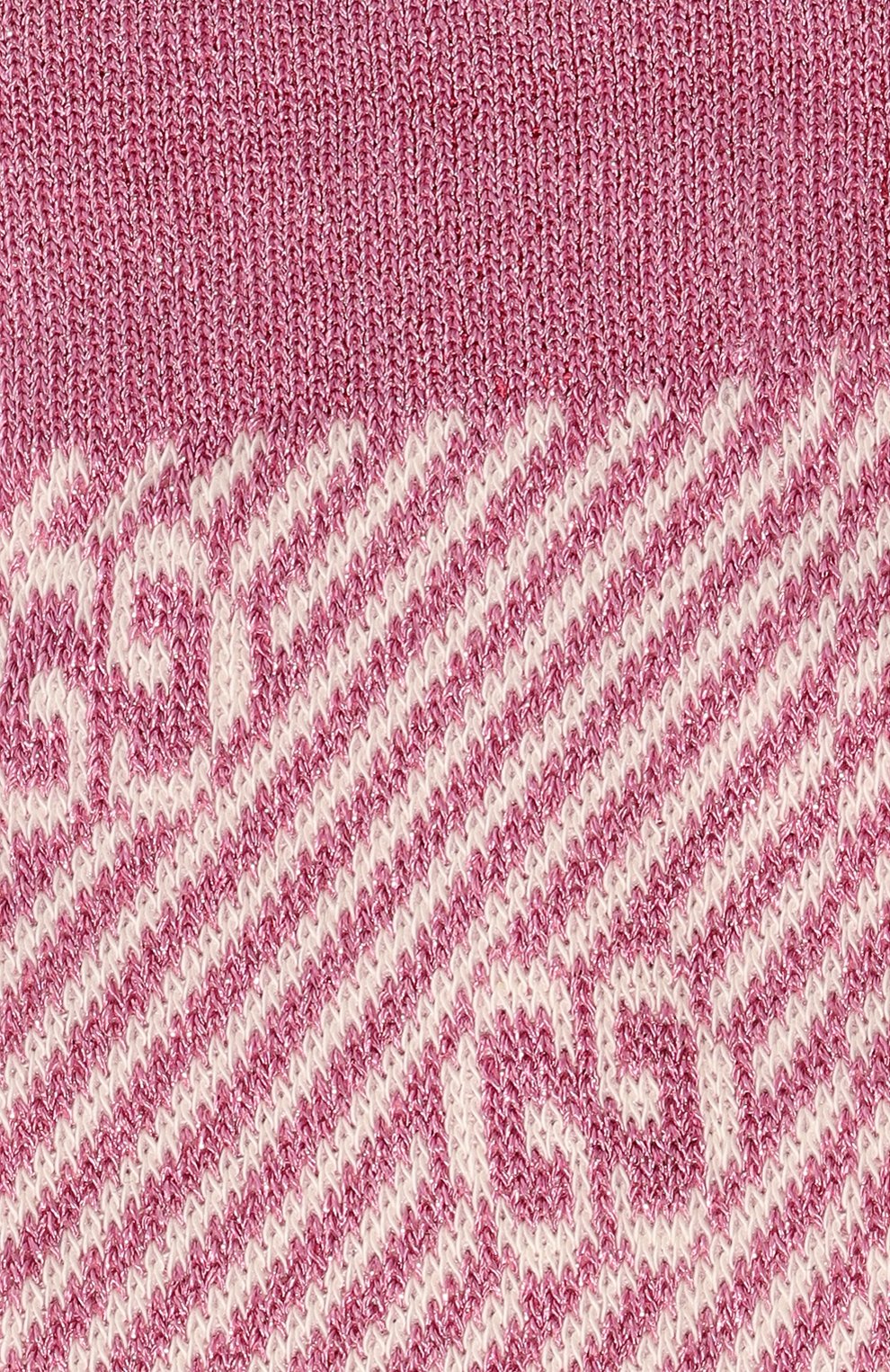 Женские носки GUCCI светло-розового цвета, арт. 682512 3GAFB | Фото 2 (Материал внешний: Вискоза)