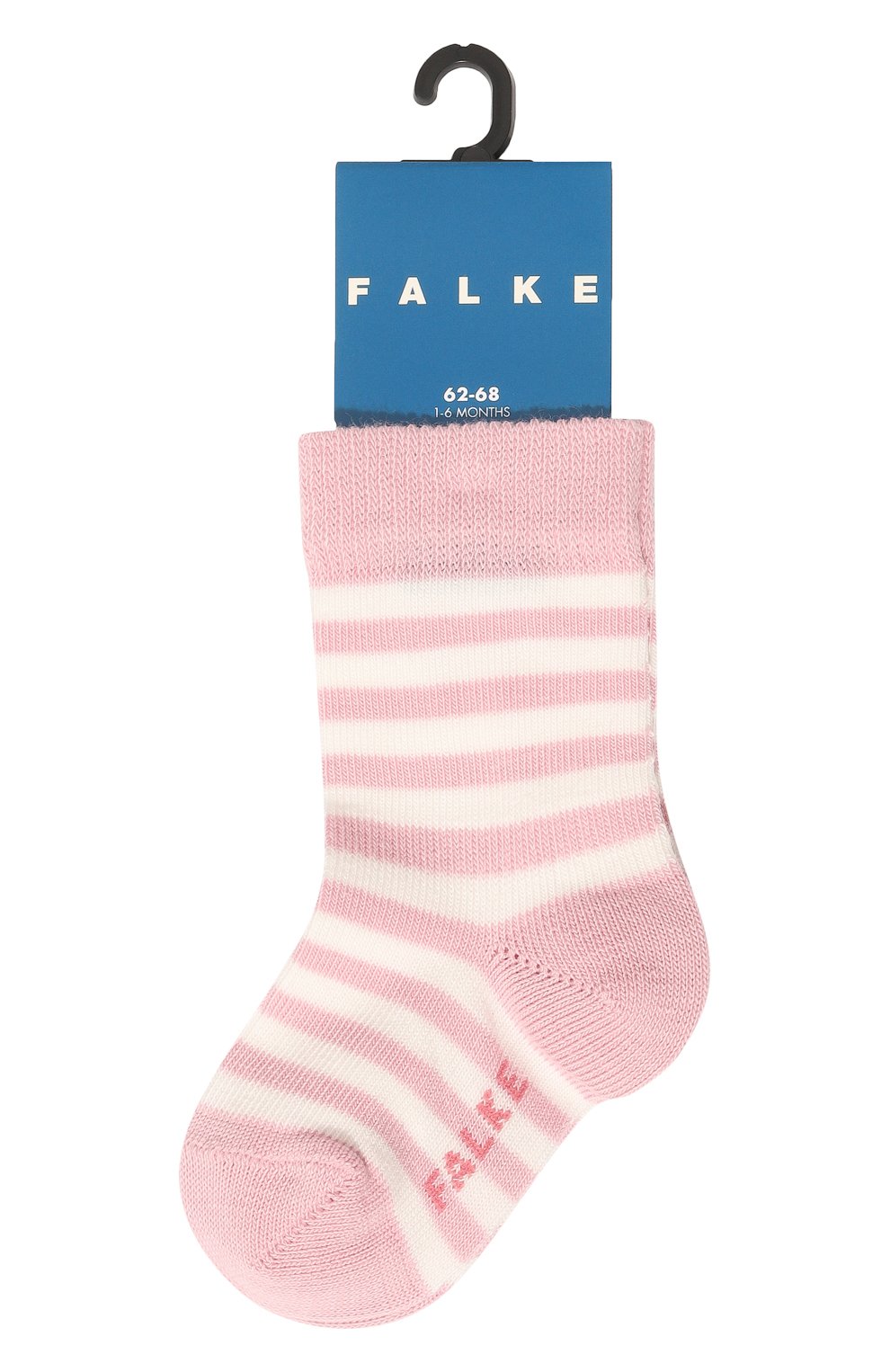 Детские хлопковые носки FALKE светло-розового цвета, арт. 10422. | Фото 1