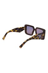 Женские солнцезащитные очки PRADA фиолетового цвета, арт. 23YS-2AU05Q | Фото 4 (Материал: Пластик; Тип очков: С/з; Очки форма: Квадратные; Оптика Гендер: оптика-женское)