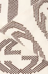 Женские носки GUCCI кремвого цвета, арт. 675854 3GA10 | Фото 2 (Материал внешний: Синтетический материал, Хлопок)