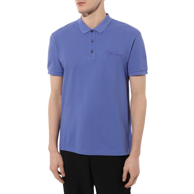 фото Хлопковое поло moschino