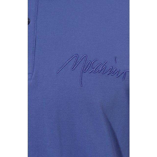 фото Хлопковое поло moschino