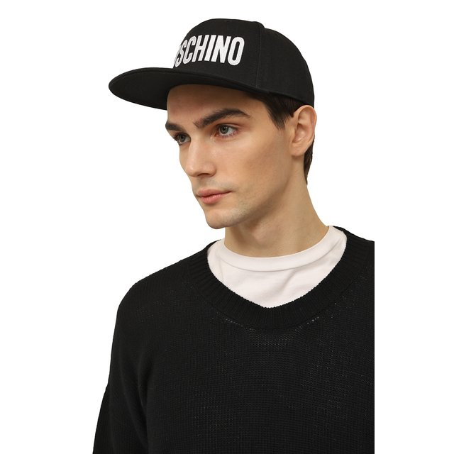 фото Хлопковая бейсболка moschino